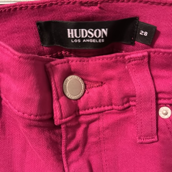 Hudson Nico Skinny size 28 in Magenta - Picture 7 of 9